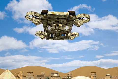 Futuristic flying USA army tank screenshot 3