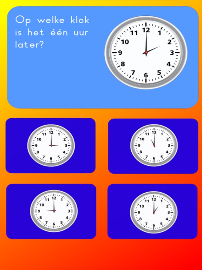 Klokkijken oefenen basisschool HD(圖1)-速報App