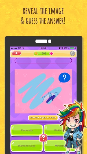 Pony Scratch : Quiz guess trivia Game for Twilight Equestria(圖2)-速報App