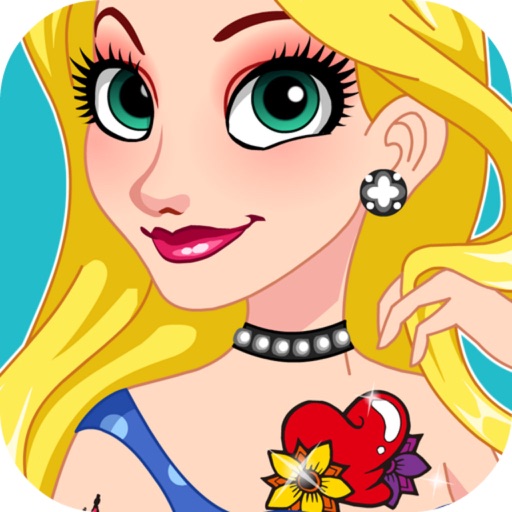 Fashion Princess Tattoo Design iOS App