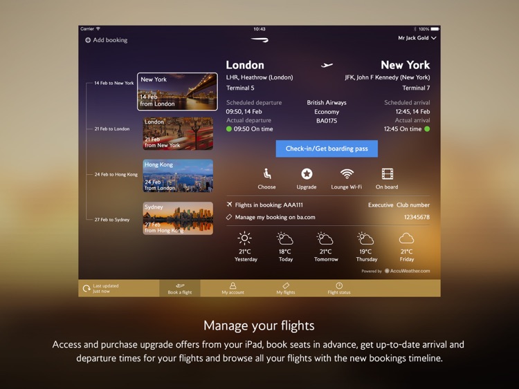 British Airways for iPad