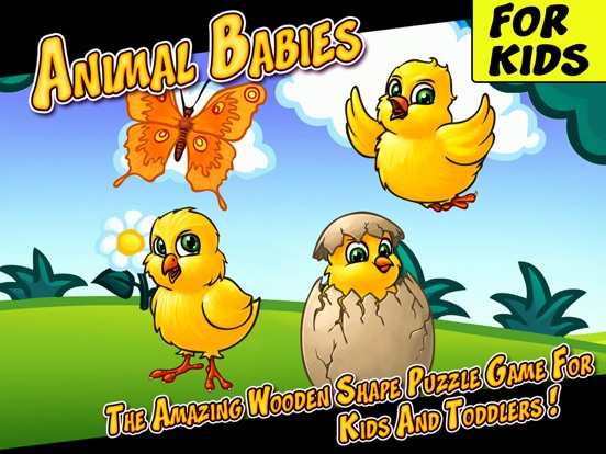 животные для детей - игра на iPad