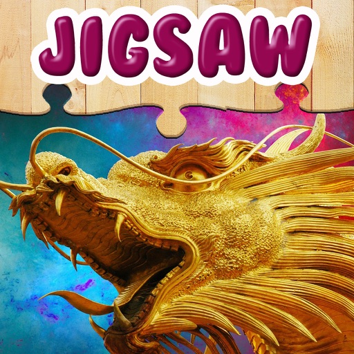 Dragon Puzzles Game Free Animated Jigsaw Puzzle for Kids! icon