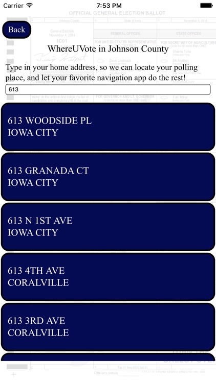 WhereUVote IA - Johnson County screenshot-3