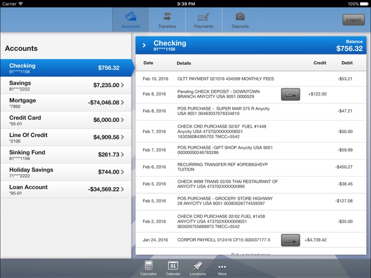 CB&S Bank Mobile for iPad