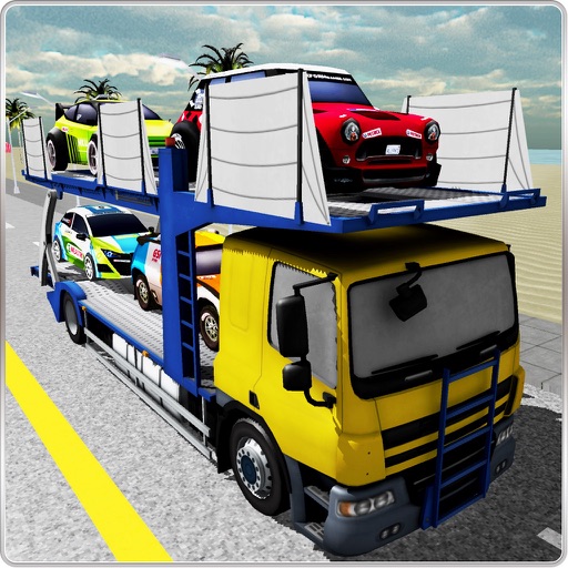 Car Trailer Transporter Simulator 3D icon