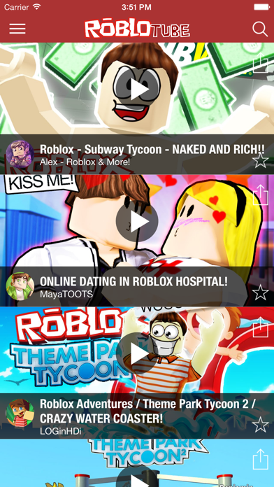 Roblotube Best Videos For Roblox By Dmitry Kochurov Ios United States Searchman App Data Information - roblox tycoons videos popularmmos