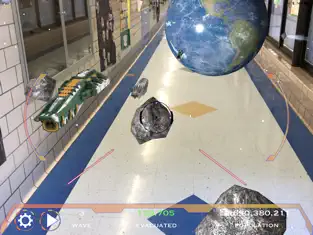Asteroid Apocalypse AR, game for IOS