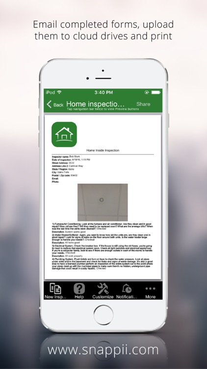 Home Inside Inspection by Snappii