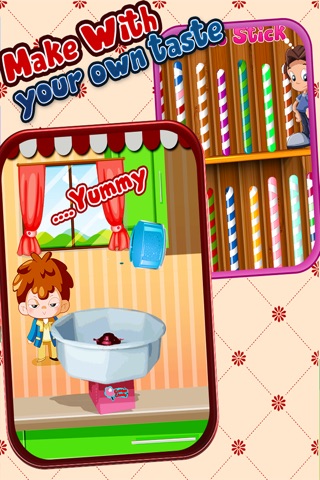 Cotton candy maker – eating for Girls kids & teens screenshot 3