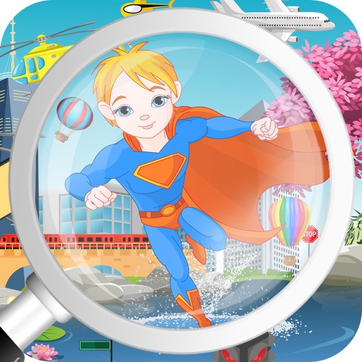 Hidden Objects: Find the Superhero Icon