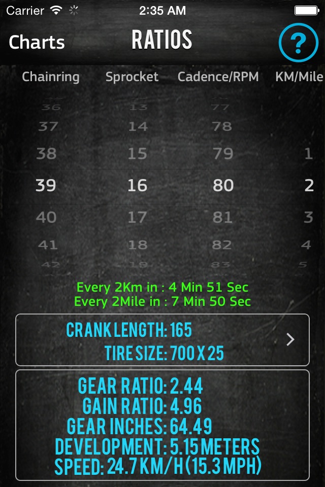 Bike Gear Calculator : Bike Gears, Cycling Gear screenshot 2