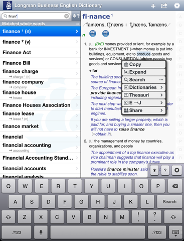 Screenshot #6 pour Longman Business English Dict