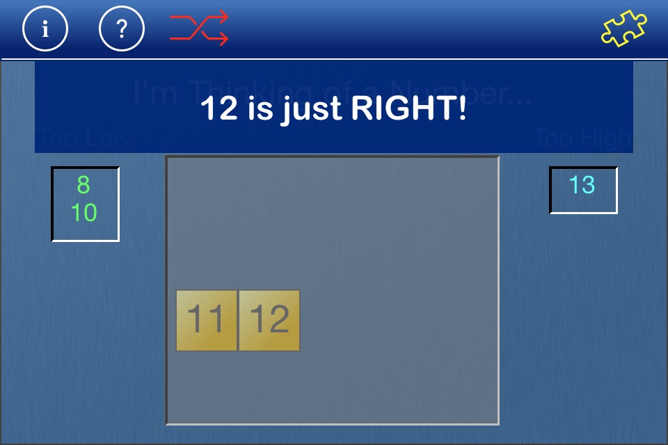 Thinking of a Number screenshot 2