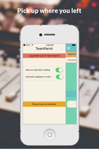 TeamParrot - Listen to your Slack messages screenshot 2