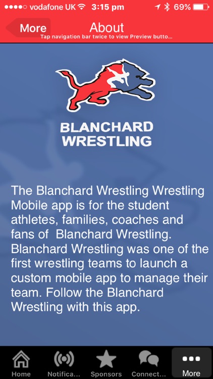 Blanchard Wrestling App