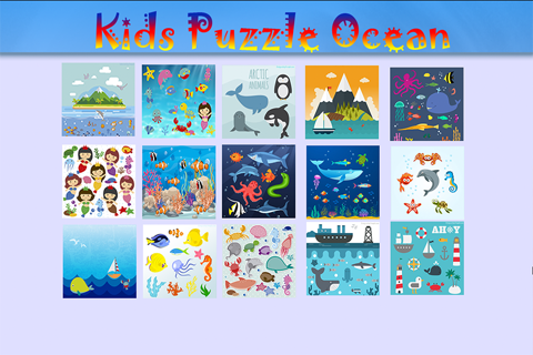 Kids Puzzle Ocean screenshot 2