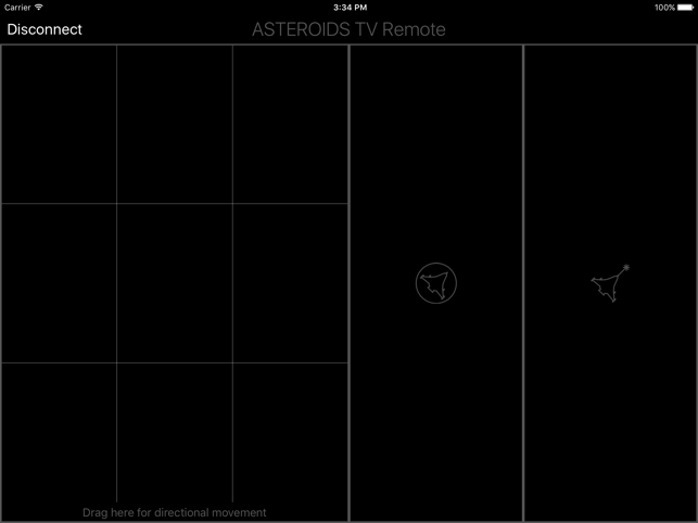 Asteroids Remote, game for IOS