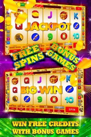 Adventure of the Rich Pirate Slots: Quest for lost gold coin treasure screenshot 2