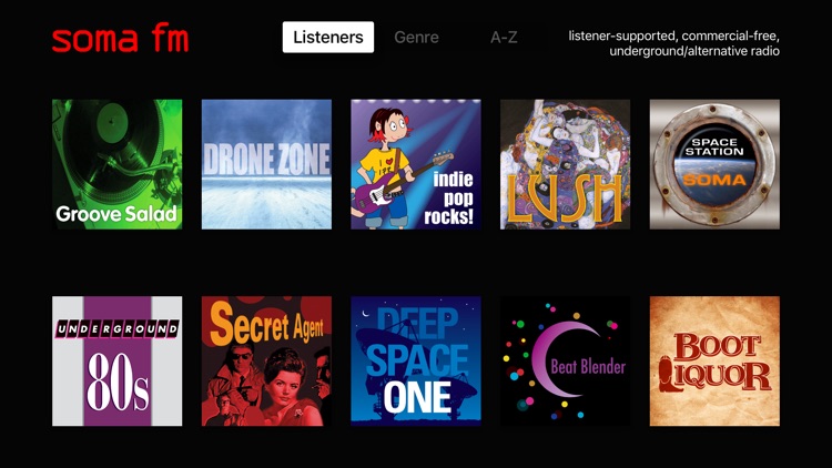 SomaFM Radio Player