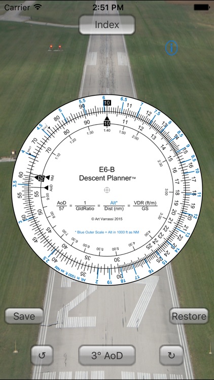 E6B Descent Planner