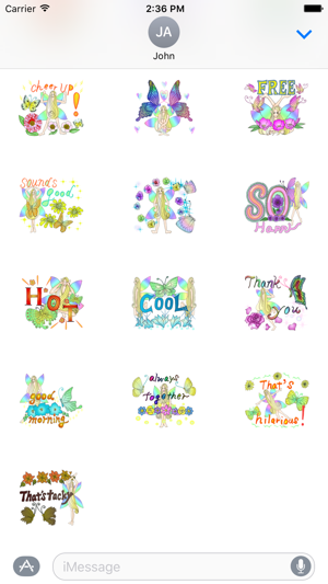 Butterfly-Fairy Sticker(圖3)-速報App