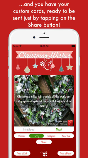 Christmas Wishes - create your custom cards(圖5)-速報App