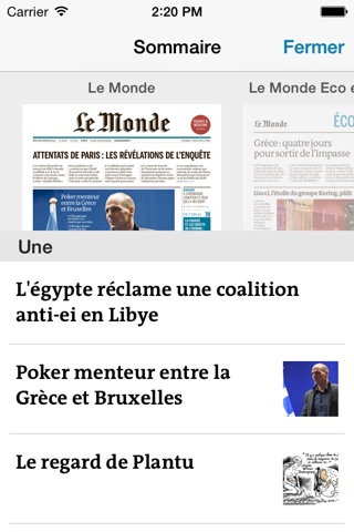Journal Le Monde screenshot 4
