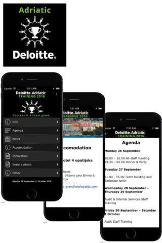Deloitte Adriatic 2016 screenshot 3