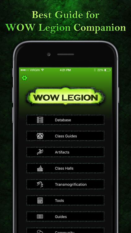 world of warcraft legion app