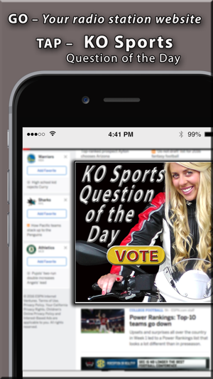 Radio Question of the Day: Sports, Food,