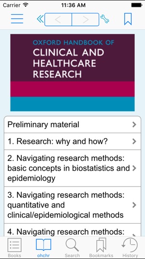 Oxford Handbook of Clinical & Healthcare Research(圖1)-速報App