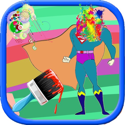 Paint For Kids Game Superman Version