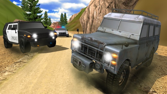 Offroad 4X4 Jeep Police Escape 3D simulator(圖1)-速報App