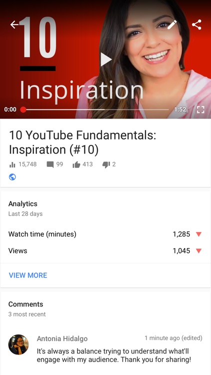 YouTube Creator Studio