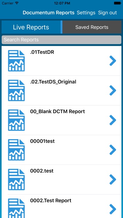 OpenText Documentum Reports screenshot 3