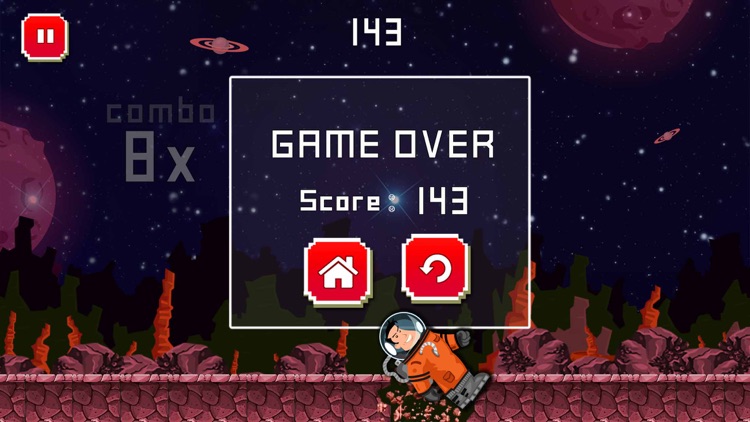 Astro Jump Mars Mission : Red Planet Fiction Star Warrior screenshot-3