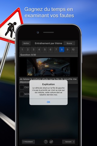 Quiz Code de la Route 2016 Pro: Questions issues du code la route 2016 officiel (Test Auto-école) screenshot 2