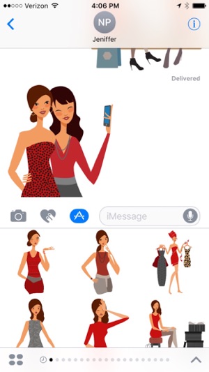 Fancy Girl Emojis(圖4)-速報App