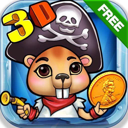 Pirate coin adventure(recognizing coins and knowing their value)3D_free Icon