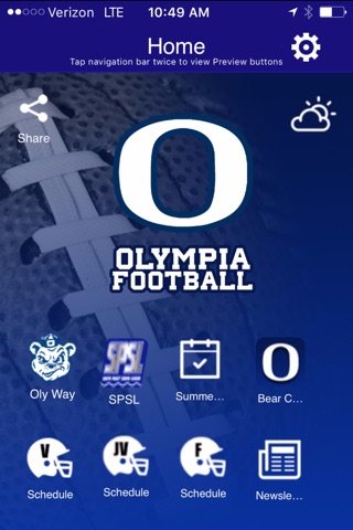 Olympia High School Football app screenshot 2