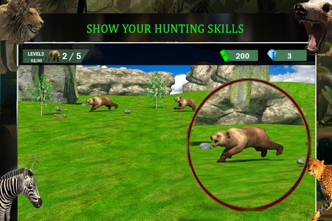 Wild Hunting Jungle Animals screenshot 2