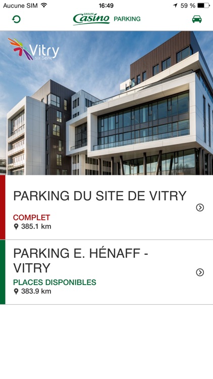 MyParking site de Vitry