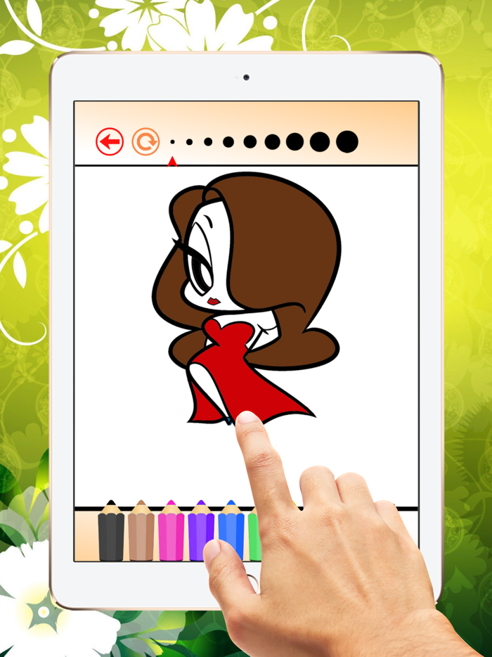 Coloring Book The Girl