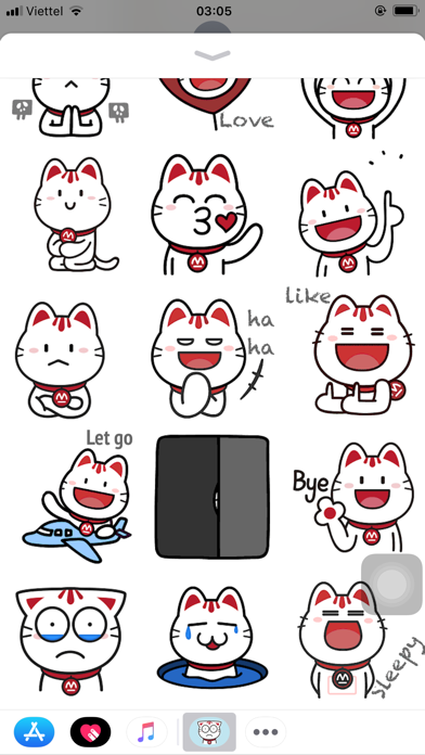 Cat Animated Stickers Emoji screenshot 3