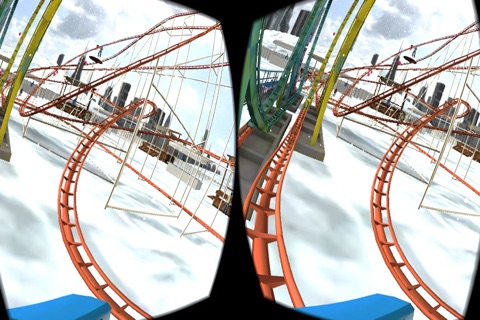 VR Top New Modern Tourist Roller Coaster 3D Pro screenshot 3