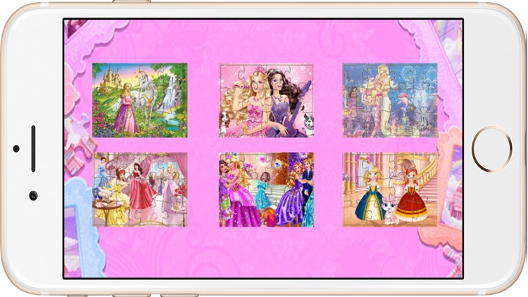 Princess Cartoon Jigsaw Puzzle Games for Kids and Toddlers Free