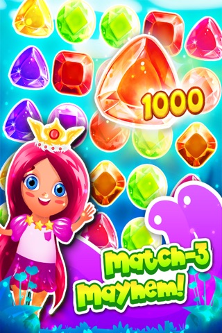Jewel's Smash Match-3 - diamond game and kids digger's mania hd free screenshot 2