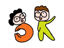 Use Aqua's Stick Together stickers to talk with friends