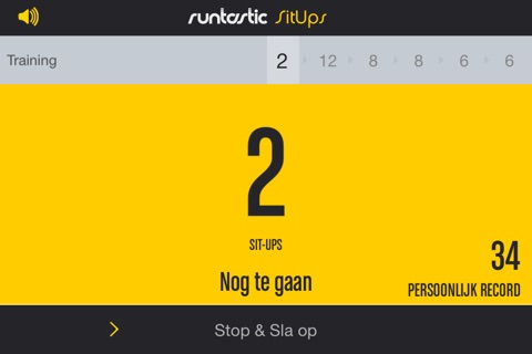 Runtastic Sit-Ups Trainer PRO screenshot 2